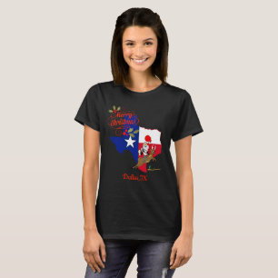 Merry Christmas Dallas Texas T-Shirt