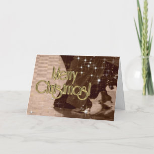 Merry Christmas Dancers PERSONALIZED Holiday Card
