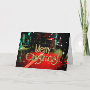 Merry Christmas Dancers PERSONALIZED Holiday Card
