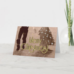 Merry Christmas Dancers PERSONALIZED Holiday Card