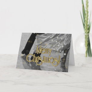 Merry Christmas Dancers PERSONALIZED Holiday Card