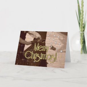Merry Christmas Dancers PERSONALIZED Holiday Card