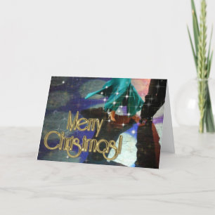 Merry Christmas Dancers PERSONALIZED Holiday Card
