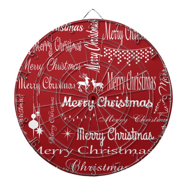 Merry Christmas Dartboard (Front)