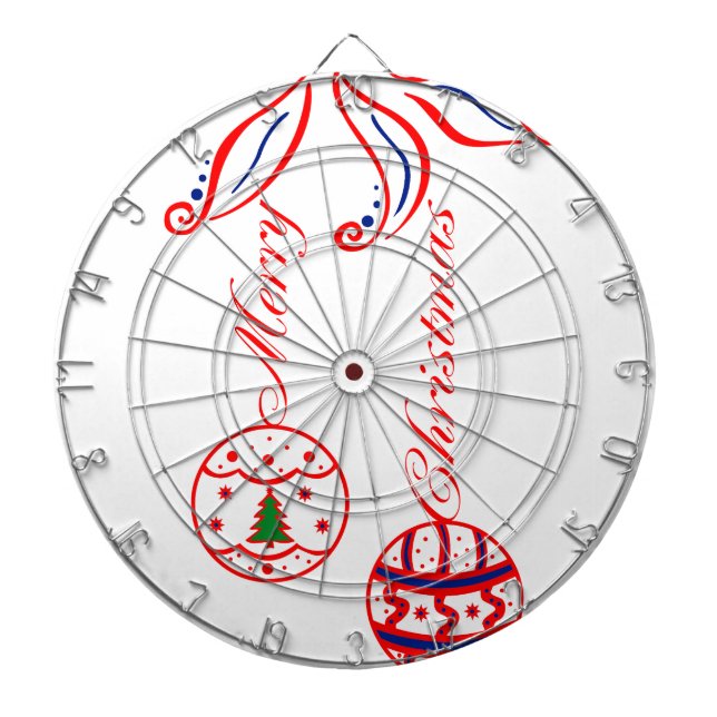 Merry Christmas Dartboard (Front)