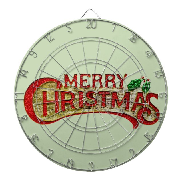 Merry Christmas Dartboard (Front)