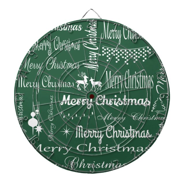 Merry Christmas Dartboard (Front)