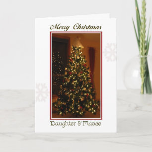 Merry Christmas Daughter & Fiance Holiday Card