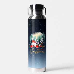 Merry Christmas Day Water Bottle