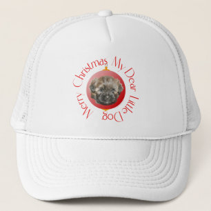 Merry Christmas Dear Little Rescued Dog Trucker Hat