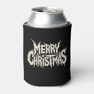 Merry Christmas Death Black Metal Goth Music Xmas Can Cooler