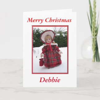 Merry Christmas Debbie Holiday Card