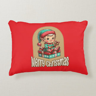 Merry Christmas. Decorative Cushion