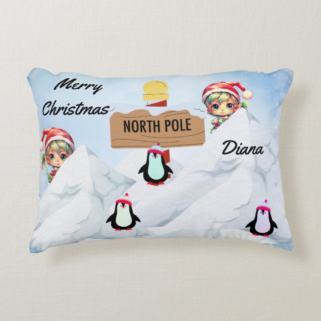 Merry Christmas  Decorative Cushion (Front)