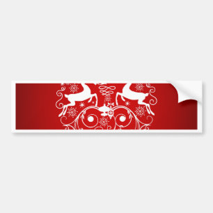 Merry Christmas Deer Friends! Bumper Sticker