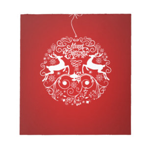 Merry Christmas Deer Friends! Notepad