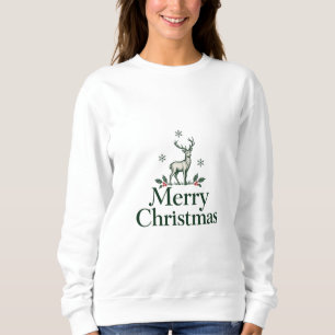 Merry Christmas Deer Sweatshirt