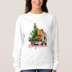 Merry Christmas Delivery Truck Sweatshirt