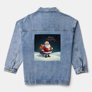 Merry Christmas  Denim Jacket