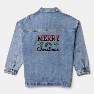 Merry Christmas Denim Jacket