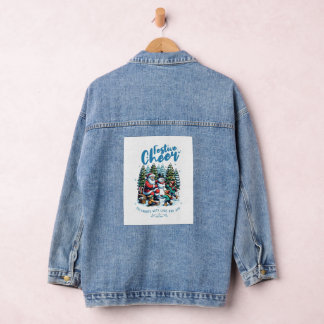 Merry Christmas Denim Jacket