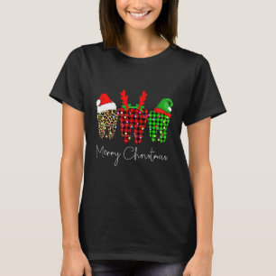 Merry Christmas Dentist Funny Teeth Xmas Gift T-Shirt