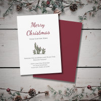 Merry Christmas Desert Cactus New Home Moving 