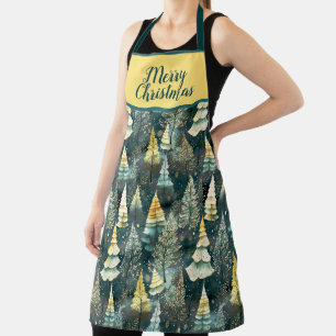 MERRY CHRISTMAS DESIGN  APRON