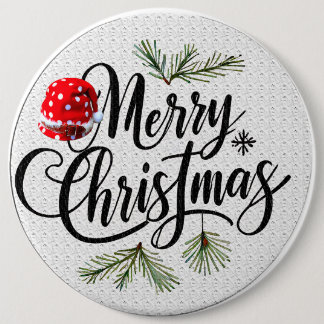 Merry Christmas design art. 6 Cm Round Badge