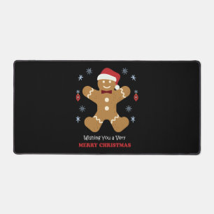 merry christmas                         desk mat