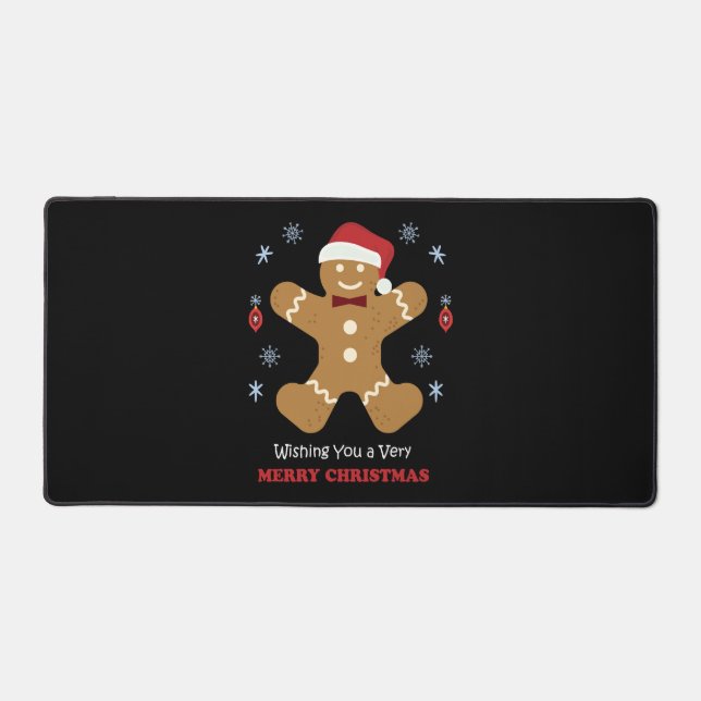 merry christmas                         desk mat (Front)