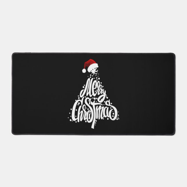 Merry Christmas                              Desk Mat (Front)