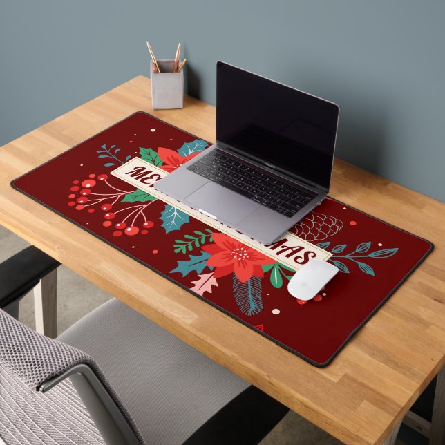 Merry Christmas  Desk Mat (Office 2)