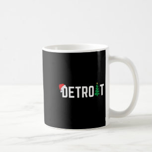 Merry Christmas Detroit Happy Holidays Michigan Sa Coffee Mug