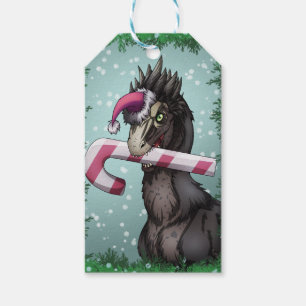Merry Christmas Dinosaur  Gift Tags