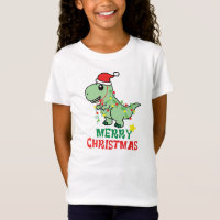 merry christmas dinosaur