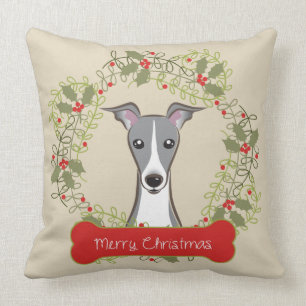 Merry Christmas Dog Breed Cushion