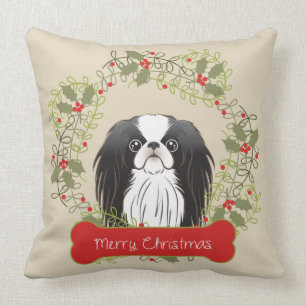 Merry Christmas Dog Breed Cushion