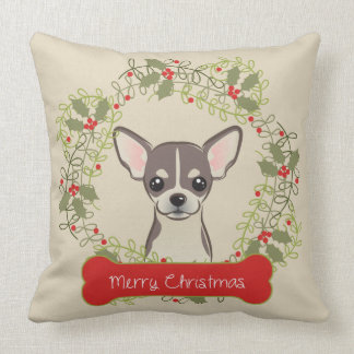 Merry Christmas Dog Breed Cushion