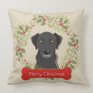 Merry Christmas Dog Breed Cushion