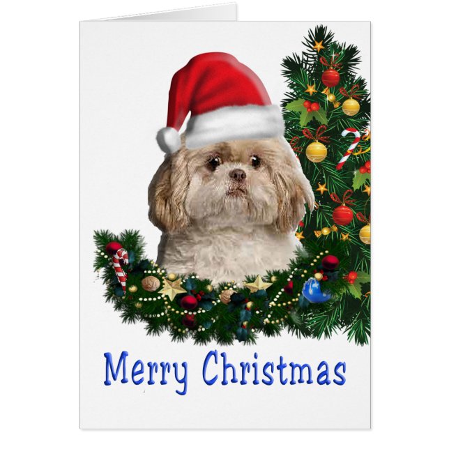 Merry Christmas Dog card (Front)