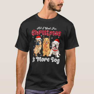 Merry Christmas Dog Tee Funny Xmas Matching Pajam