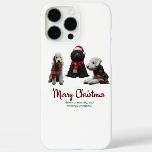 Merry Christmas Dogs iPhone 16 Pro Max Case