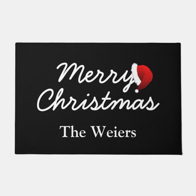 Merry Christmas Door Mat (Front)