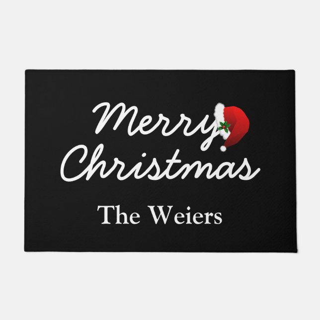 Merry Christmas Door Mat (Front)