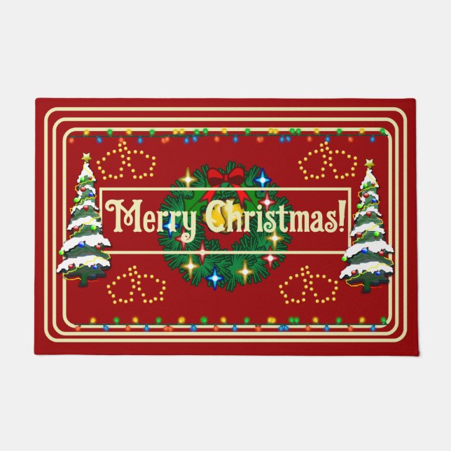 Merry Christmas Doormat (Front)