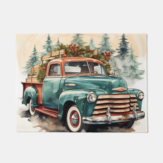 Merry Christmas Doormat Design (Front)