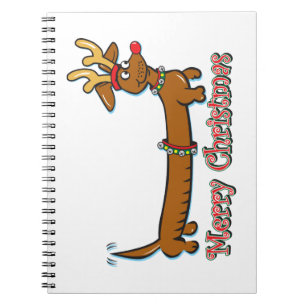 Merry Christmas Doxie Notebook