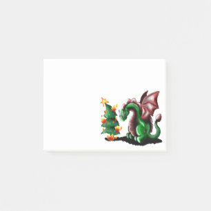 Merry Christmas Dragon Post-it Notes