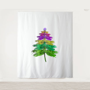 Merry Christmas Dragonfly Christmas Tree T Shirt Tapestry